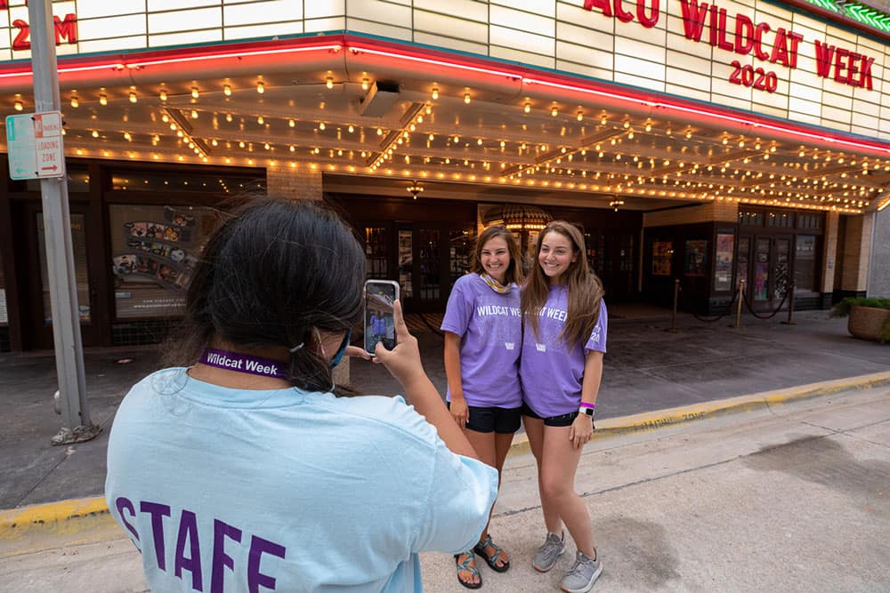 Students take photo together