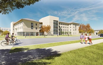 Architectural rendering of Bullock Hall