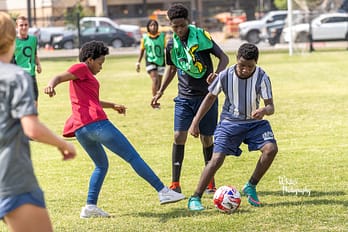 Refugee soccer camp 2021