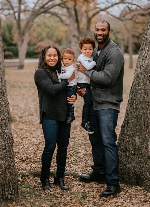 online mba student zaviar gooden and family