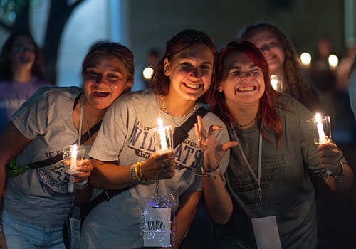 New students make long-lasting connections during Wildcat Week, a program that immerses them into the academic, social and spiritual life of ACU.