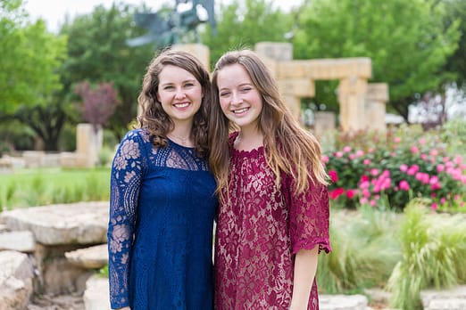 Mackenzie Sanderson, left, and Lindsie Lawson made history when both received Fulbright Scholar Awards, the first time for two ACU students to receive the honor in the same year. 