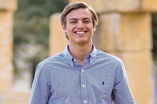 Jonathan Raitz, a senior convergence journalism major from Bandera, Texas