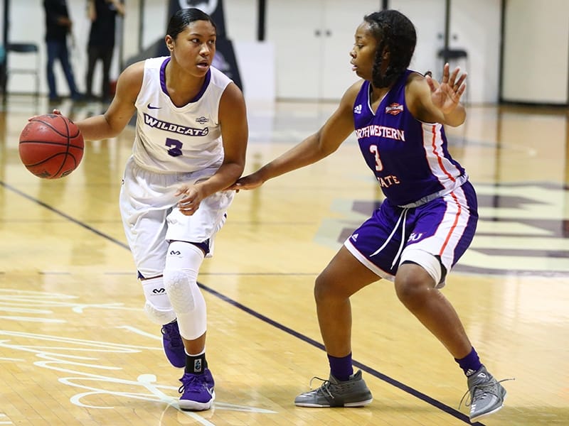 Dominique Golightly is among ACU's leaders in scoring and rebounding.