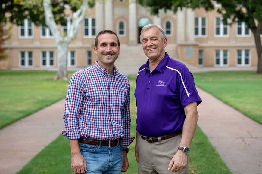 Dr. Justin Velten (left) and Dr. Carley Dodd