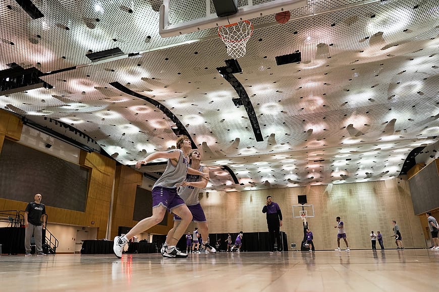 March Madness practice gym