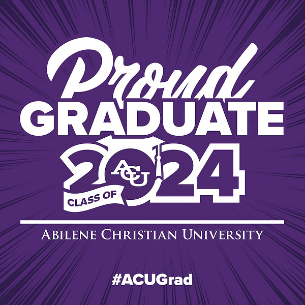 Commencement Digital Swag Abilene Christian University