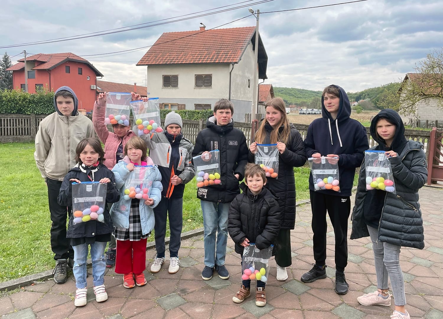These 10 children were living at a rescue shelter in Ukraine operated by Jeremiah’s Hope, a ministry founded by ACU alumnus Andrew Kelly. When war broke out, Kelly and his wife engineered their evacuation. The children arrived in Croatia on a Wednesday and their first Sunday in Zagreb was Easter. 