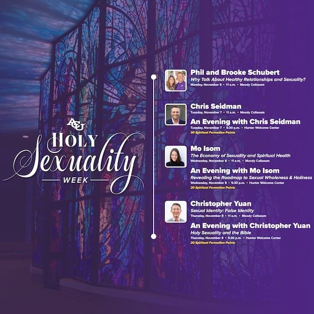 ACU launches Holy Sexuality Week series Abilene Christian University